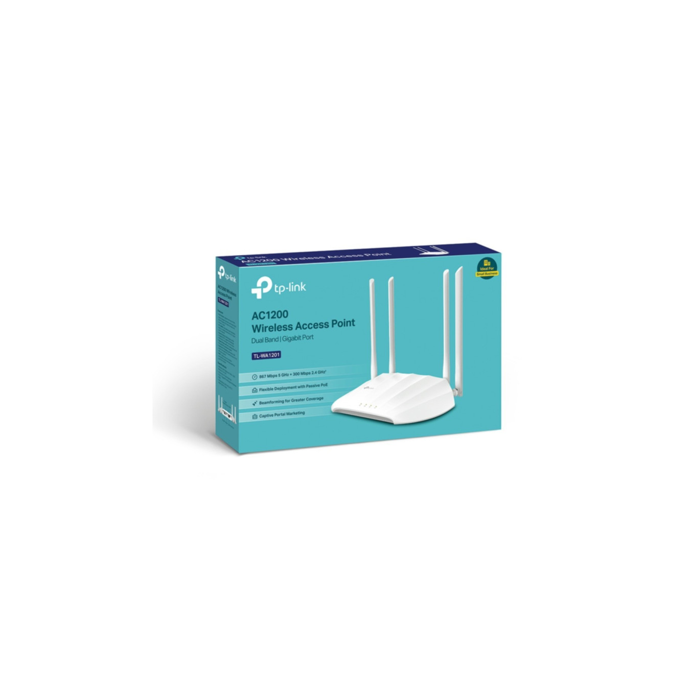 TP-Link TL-WA1201 Access Point - Dual-Band AC (Wi-Fi 5) - White, Gigabit Ethernet, PoE — Buy in Cyprus with Fast Delivery