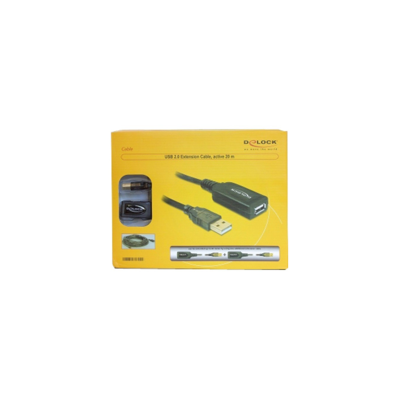USB 2.0 active extension cable, USB-A male to USB-A female — Buy in Cyprus with Fast Delivery