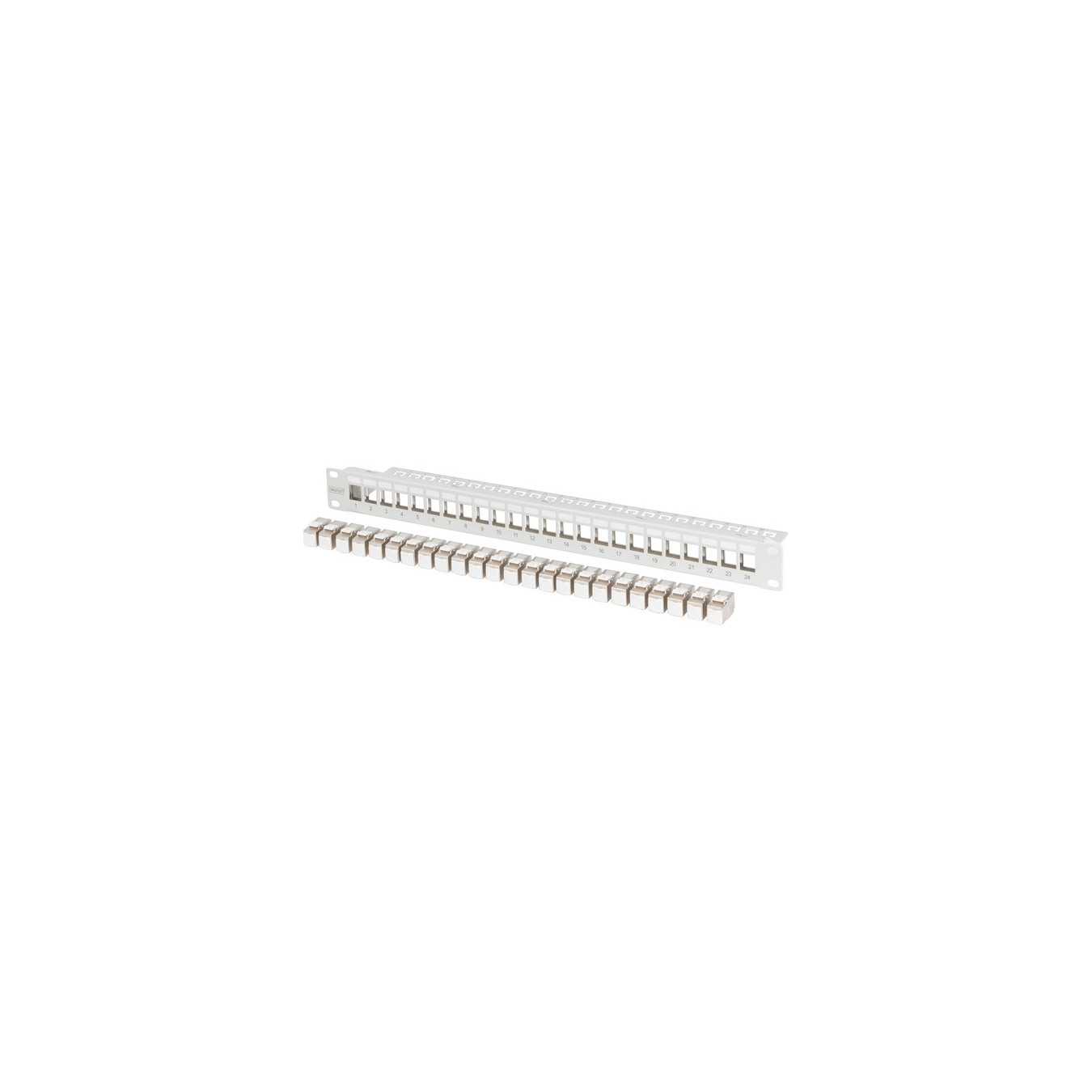 Modular patch panel, 24-port, equipped with 24x DN-93615 — Buy in Cyprus with Fast Delivery