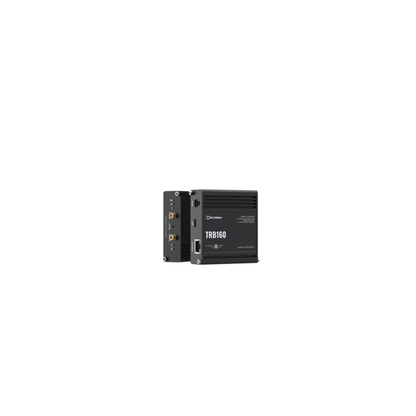 Teltonika TRB160 - Energy-Efficient LTE Cat 6 IoT Gateway - Steel, 128MB RAM, 256MB Flash, 1.2GHz Cortex-A7, USB-C