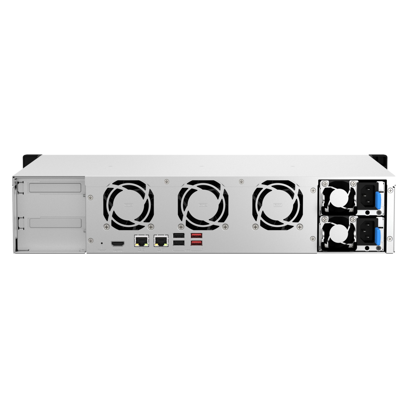 QNAP TS-864EU-RP-8G - 8-Bay 2U Rack NAS | Intel N5095 4-core 2.9GHz, 8GB DDR4, 2x2.5GbE, Dual PSU, Black