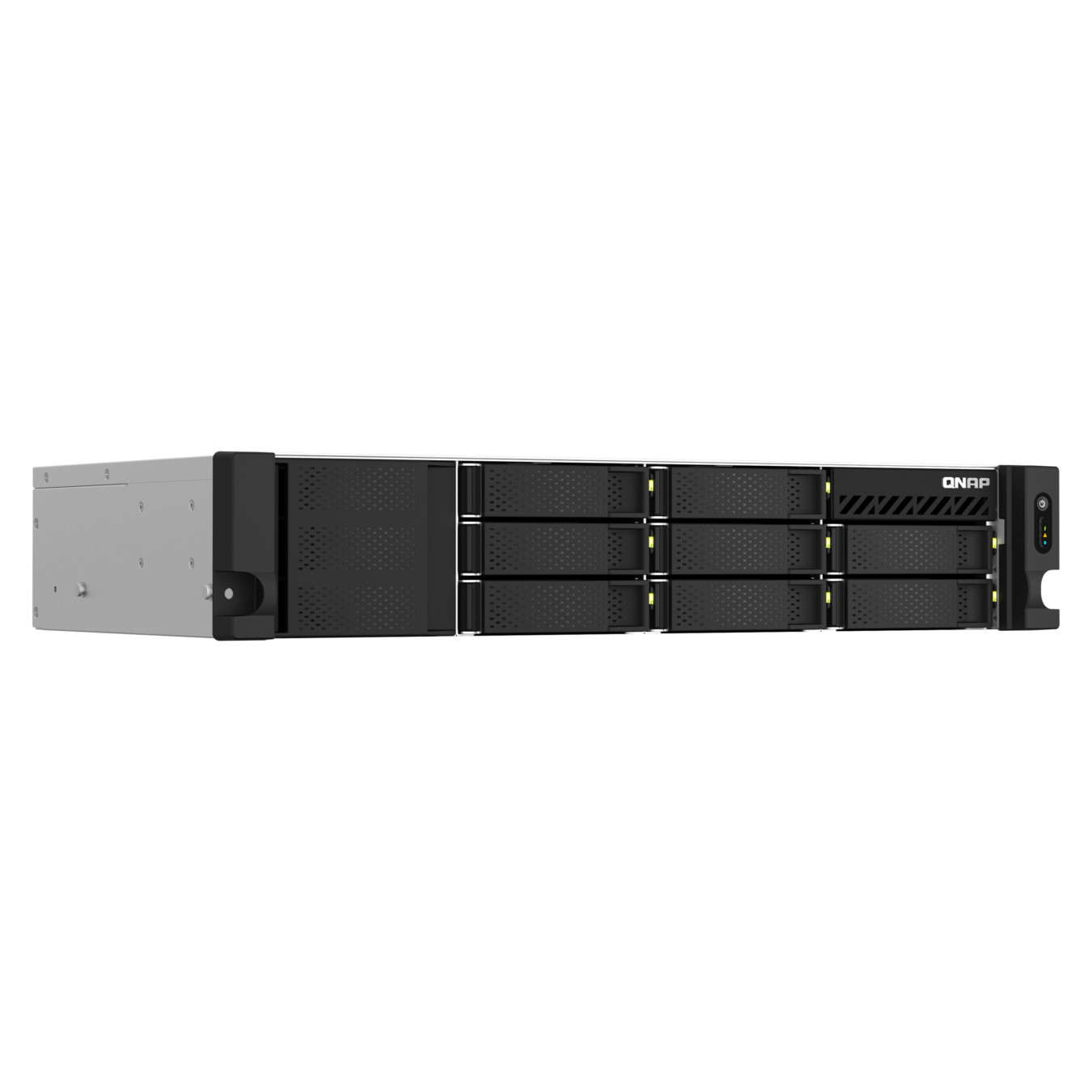 QNAP TS-864EU-RP-8G - 8-Bay 2U Rack NAS | Intel N5095 4-core 2.9GHz, 8GB DDR4, 2x2.5GbE, Dual PSU, Black