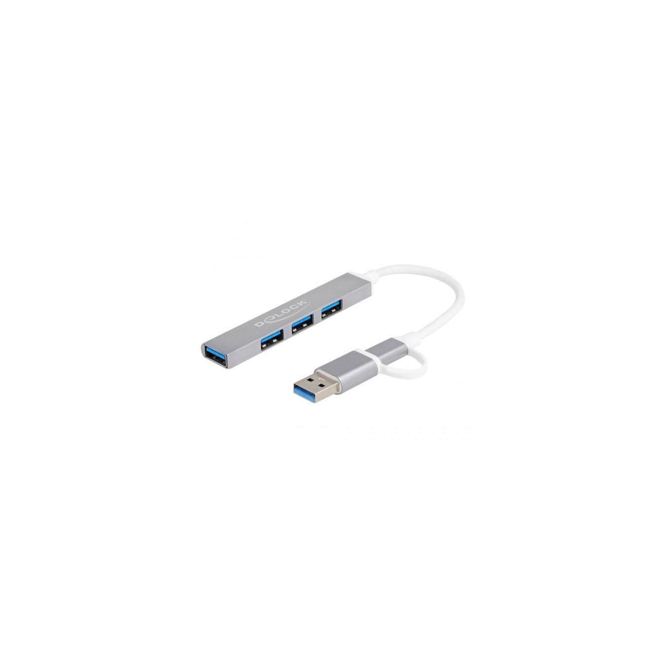 4 Port Slim USB Hub mit USB Type-C oder USB Typ-A, USB-Hub — Buy in Cyprus with Fast Delivery