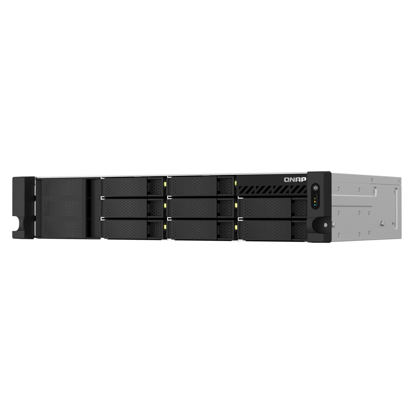 QNAP TS-864EU-RP-8G - 8-Bay 2U Rack NAS | Intel N5095 4-core 2.9GHz, 8GB DDR4, 2x2.5GbE, Dual PSU, Black