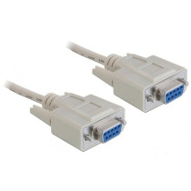 Serial null modem 9 pin female to 9 pin female 1.8 m, cable — Buy in Cyprus with Fast Delivery
