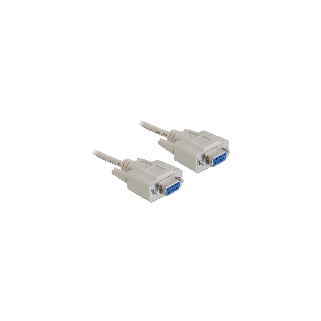 Serial null modem 9 pin female to 9 pin female 1.8 m, cable — Buy in Cyprus with Fast Delivery
