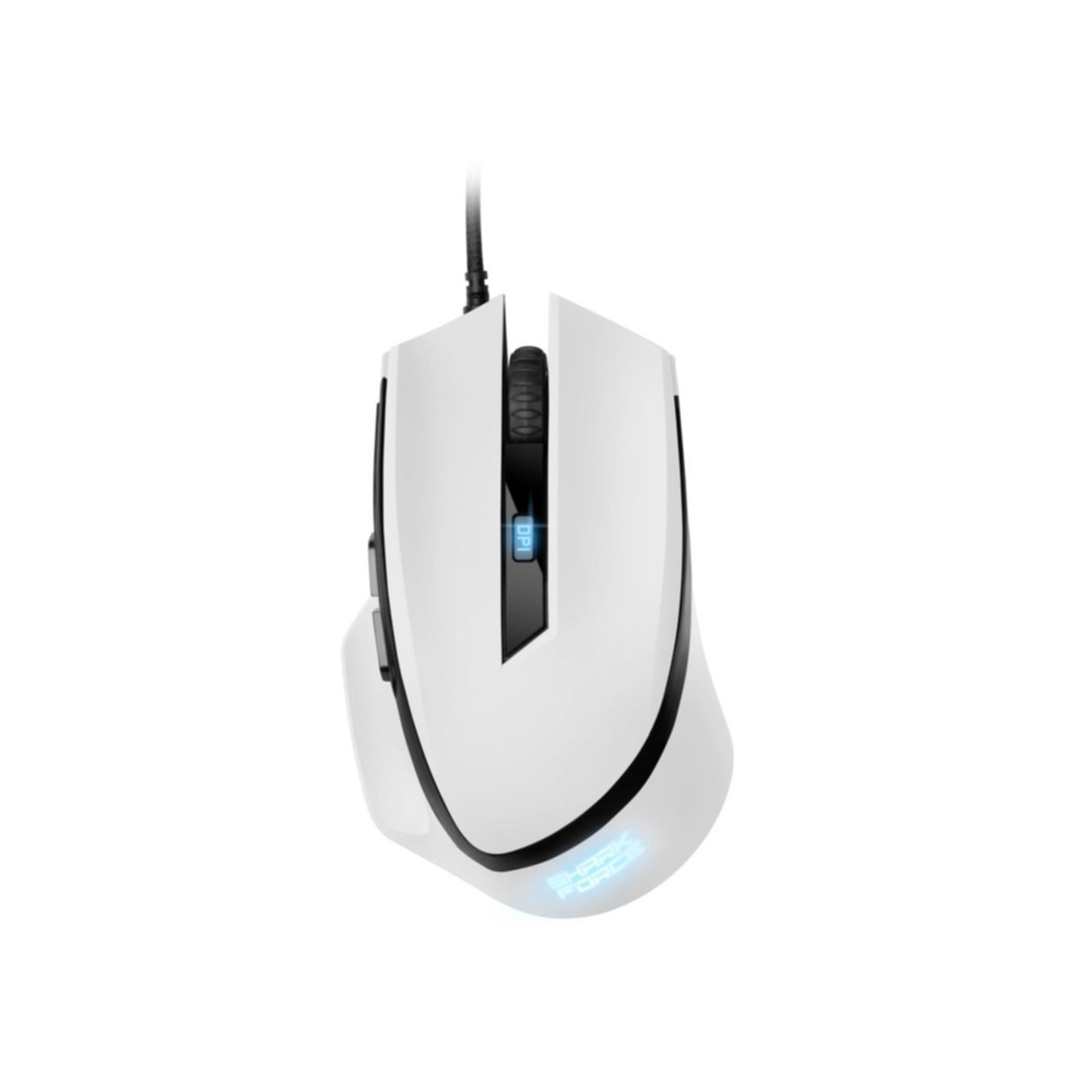Sharkoon SHARK Force II - White - Gaming Mouse, 4,200 DPI, 6 Buttons, Right-Hand — Buy in Cyprus with Fast Delivery
