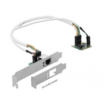 Mini PCIe I O PCIe half size 1 x Gigabit LAN Low Profile, LAN-Adapter — Buy in Cyprus with Fast Delivery