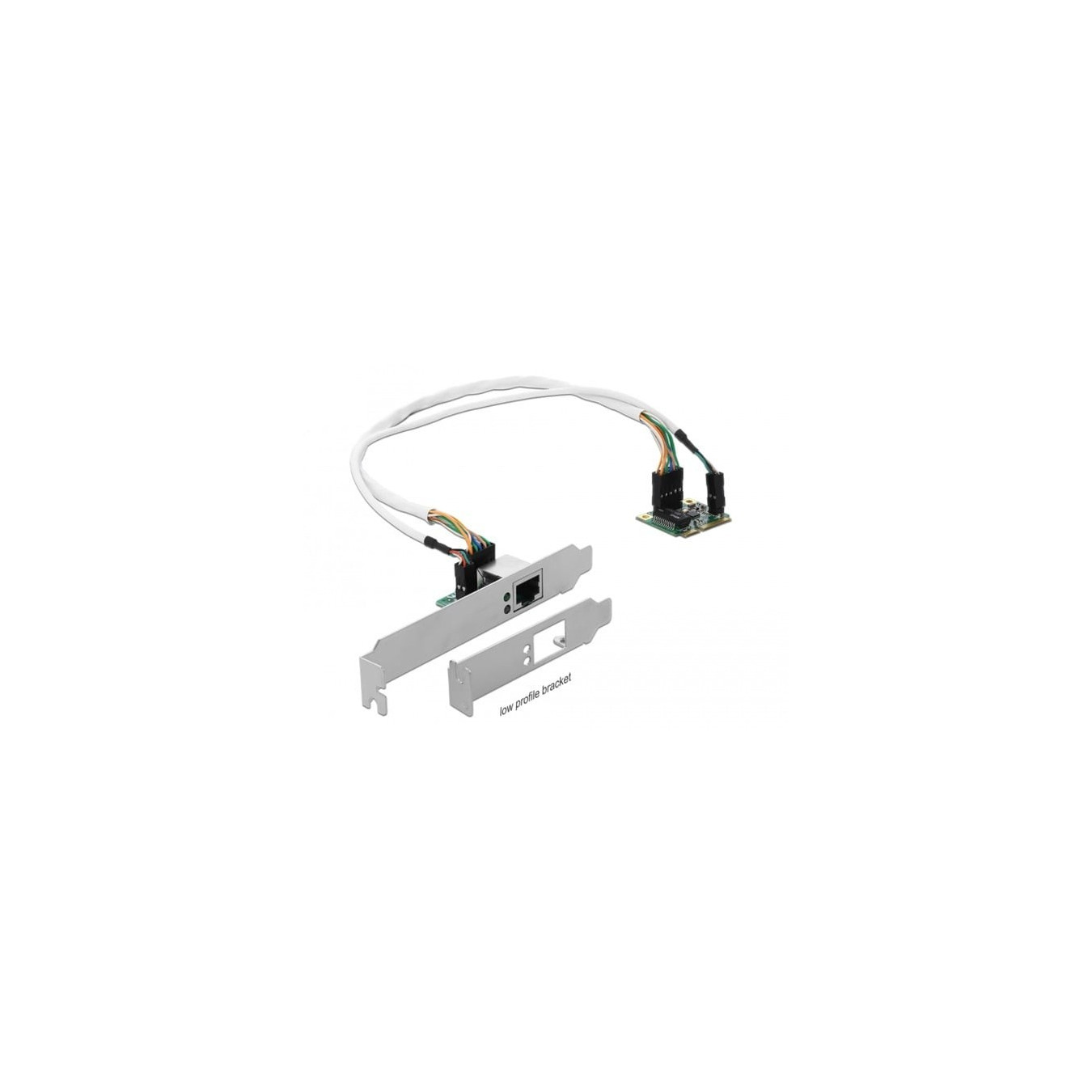 Mini PCIe I O PCIe half size 1 x Gigabit LAN Low Profile, LAN-Adapter — Buy in Cyprus with Fast Delivery