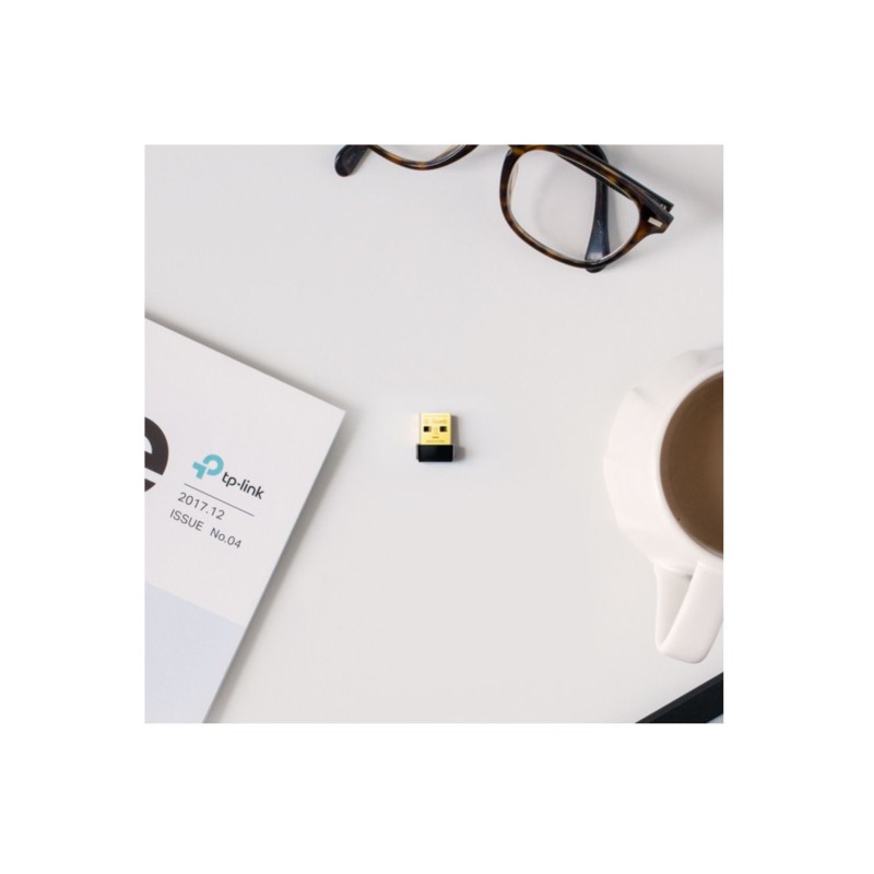 Buy TP-Link Archer T2U Nano - USB 2.0 Dual-Band Wi-Fi Adapter 433 Mbps, Black in Cyprus, Nicosia, Limassol, Larnaka, Pafos