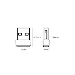 Buy TP-Link Archer T2U Nano - USB 2.0 Dual-Band Wi-Fi Adapter 433 Mbps, Black in Cyprus, Nicosia, Limassol, Larnaka, Pafos
