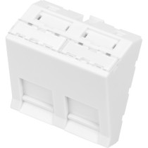 Front panel 2-port angled, for frame DN-93802-5-SH, cover — Buy in Cyprus with Fast Delivery