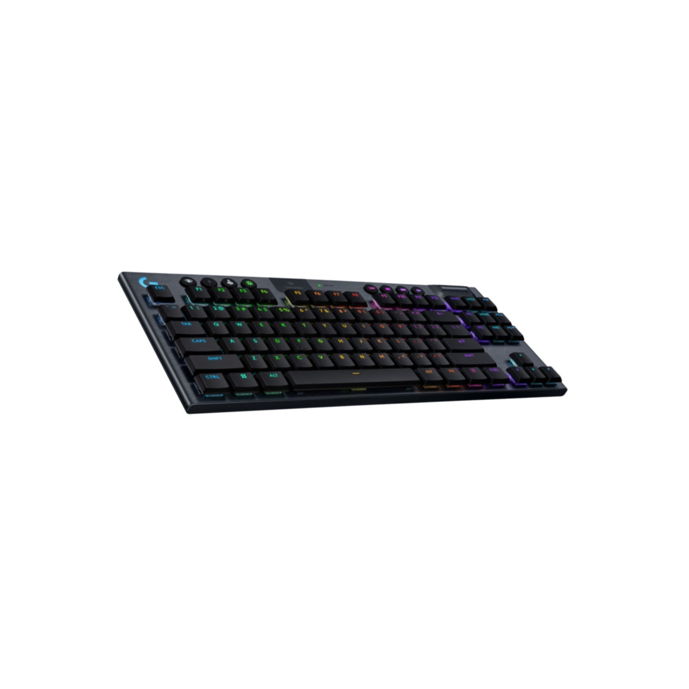 Logitech G915 X LIGHTSPEED TKL - 920-012716 - Low-Profile Wireless Gaming Keyboard, Tri-Mode, Per-Key RGB, German (Black)