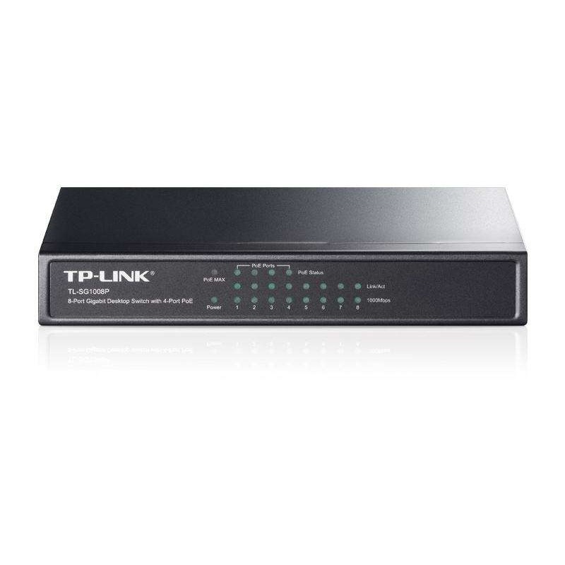 Buy TP-Link 8-Port Gigabit Unmanaged Switch TL-SG1008P - 4x PoE, 53W Budget, Fan... in Cyprus, Nicosia, Limassol, Larnaka, Pafos