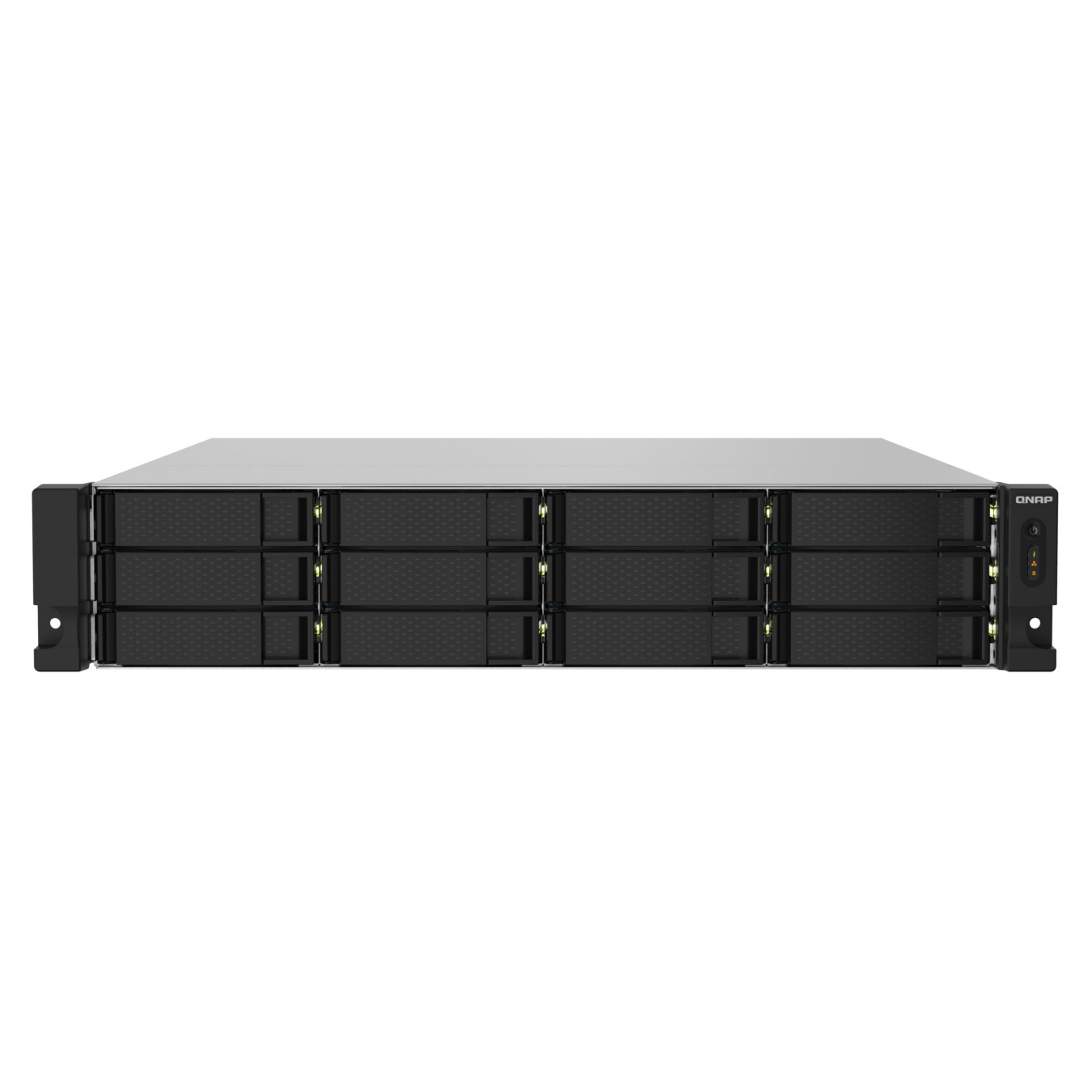 QNAP TS-1232PXU-RP-4G - 12-Bay 2U Rack NAS, 4GB DDR4, AL324 1.7GHz, 2x2.5GbE + 2x10GbE SFP+, Hot-swap
