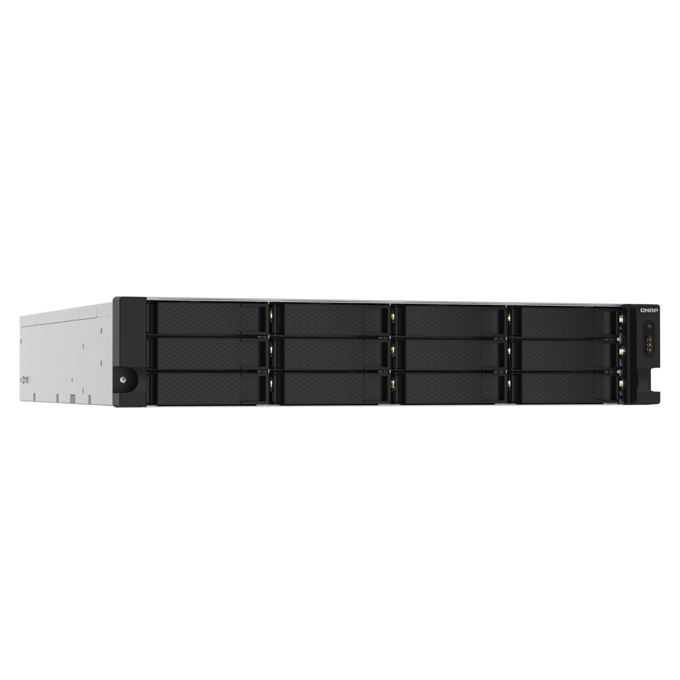QNAP TS-1232PXU-RP-4G - 12-Bay 2U Rack NAS, 4GB DDR4, AL324 1.7GHz, 2x2.5GbE + 2x10GbE SFP+, Hot-swap