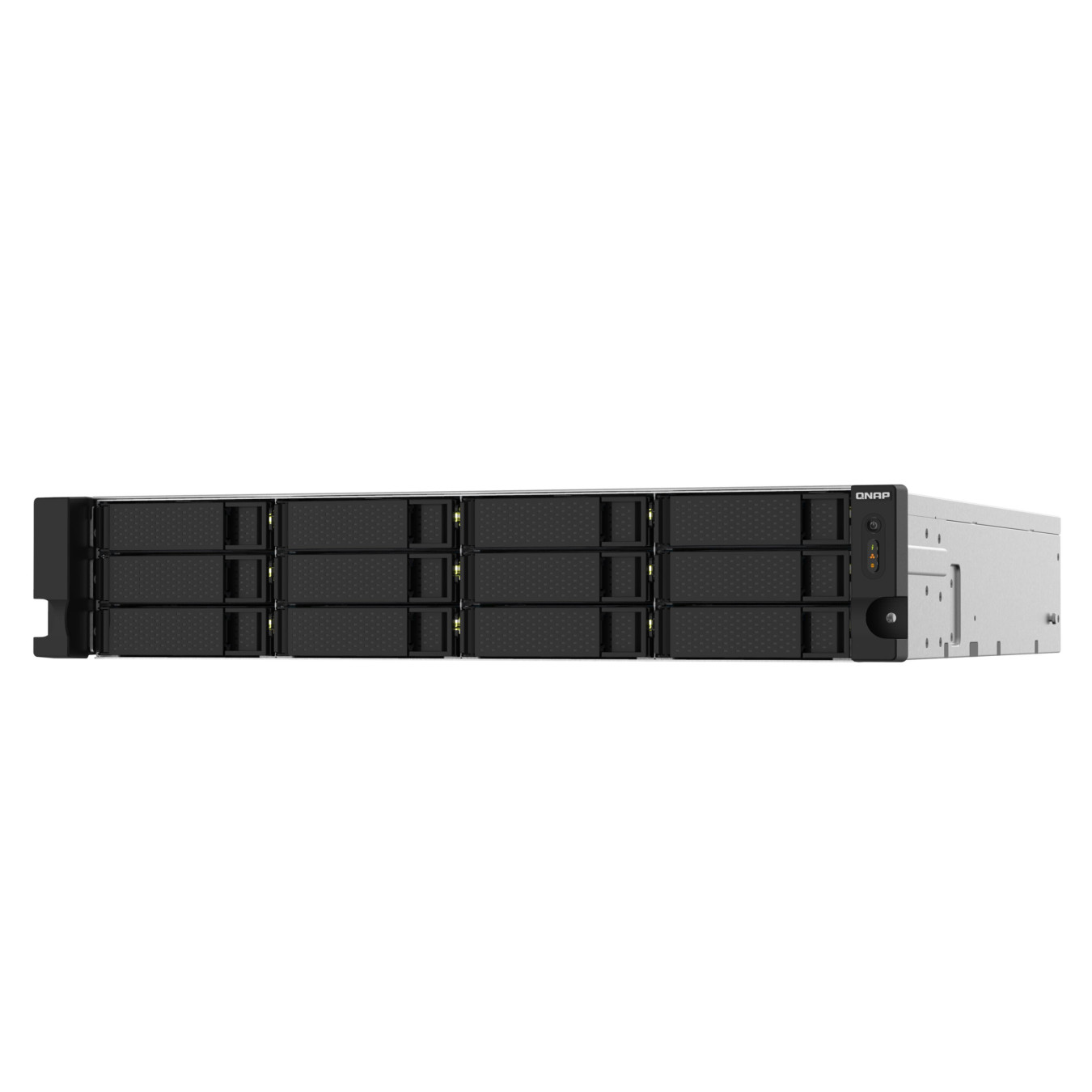 QNAP TS-1232PXU-RP-4G - 12-Bay 2U Rack NAS, 4GB DDR4, AL324 1.7GHz, 2x2.5GbE + 2x10GbE SFP+, Hot-swap