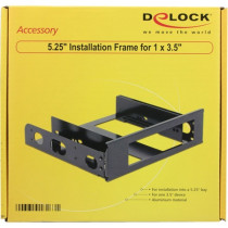Delock 18267 5.25" Mounting Frame for 3.5" Device - Aluminum | Armenius Store