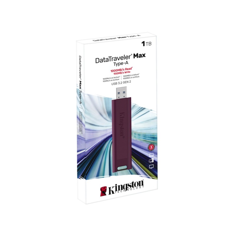 Buy Kingston DataTraveler MAX DTMAXA - 1TB USB 3.2 Gen 2 Type-A Flash Drive, Red... in Cyprus, Nicosia, Limassol, Larnaka, Pafos