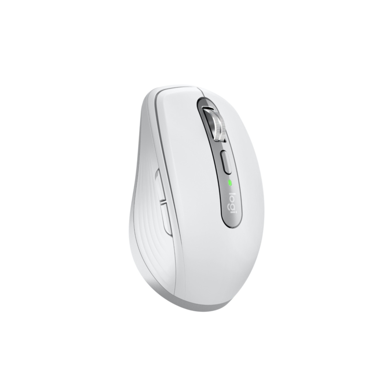 Logitech MX Anywhere 3S - 910-006930 - Compact Right-Hand Wireless Mouse, White/Grey, 8000 DPI, Silent Click, USB-C