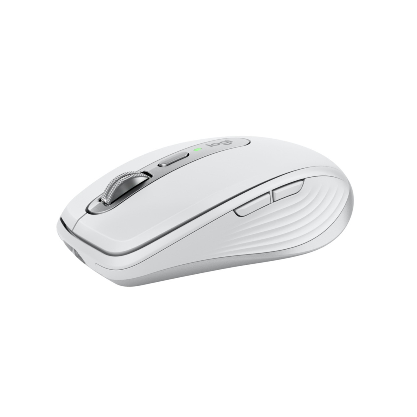 Logitech MX Anywhere 3S - 910-006930 - Compact Right-Hand Wireless Mouse, White/Grey, 8000 DPI, Silent Click, USB-C