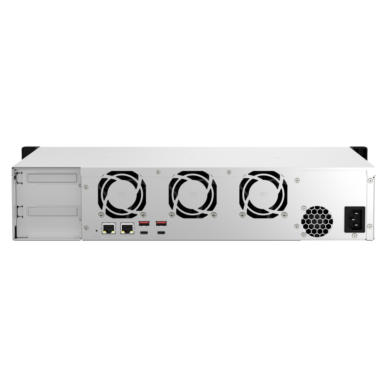 QNAP TS-873AEU-4G - 8-Bay 2U Rack NAS, AMD V1500B 2.2GHz, 4GB DDR4 ECC, 2x10GbE, M.2 Support, Black