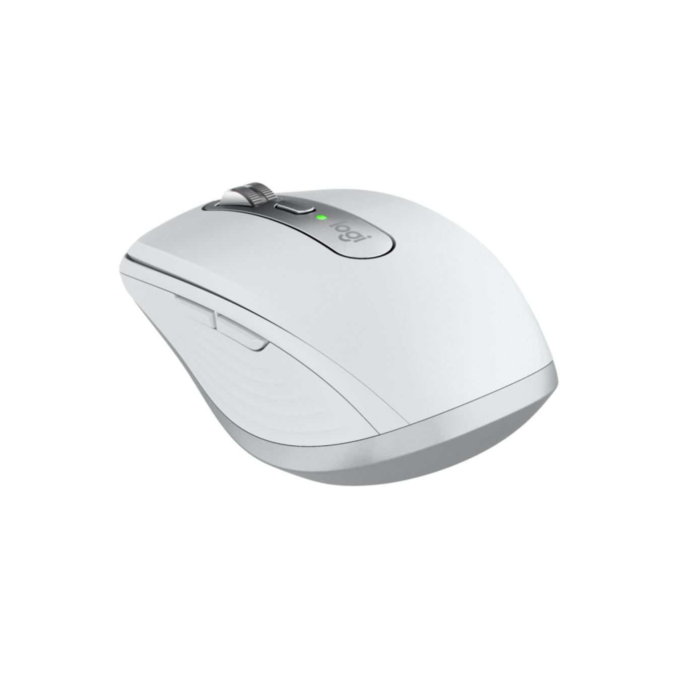 Logitech MX Anywhere 3S - 910-006930 - Compact Right-Hand Wireless Mouse, White/Grey, 8000 DPI, Silent Click, USB-C