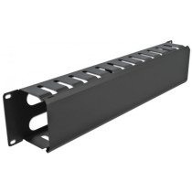 19' cable management patch panel with 4 openings, cable routing — Buy in Cyprus with Fast Delivery