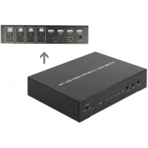 KVM 4in1 Multiview Switch 4x HDMI USB 2.0, KVM-Switch — Buy in Cyprus with Fast Delivery