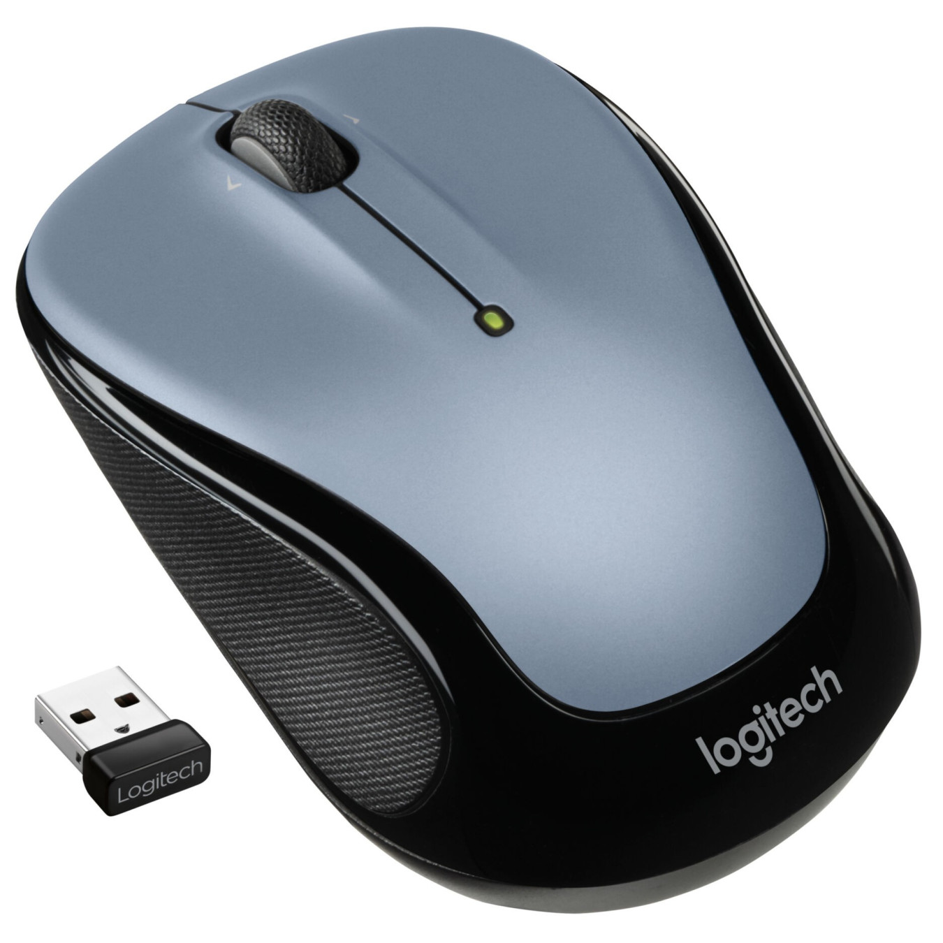 Logitech M325s Wireless Mouse - 910-006813 - Ambidextrous, Black/Gray, 1000 DPI, 5 Buttons, 2.4GHz