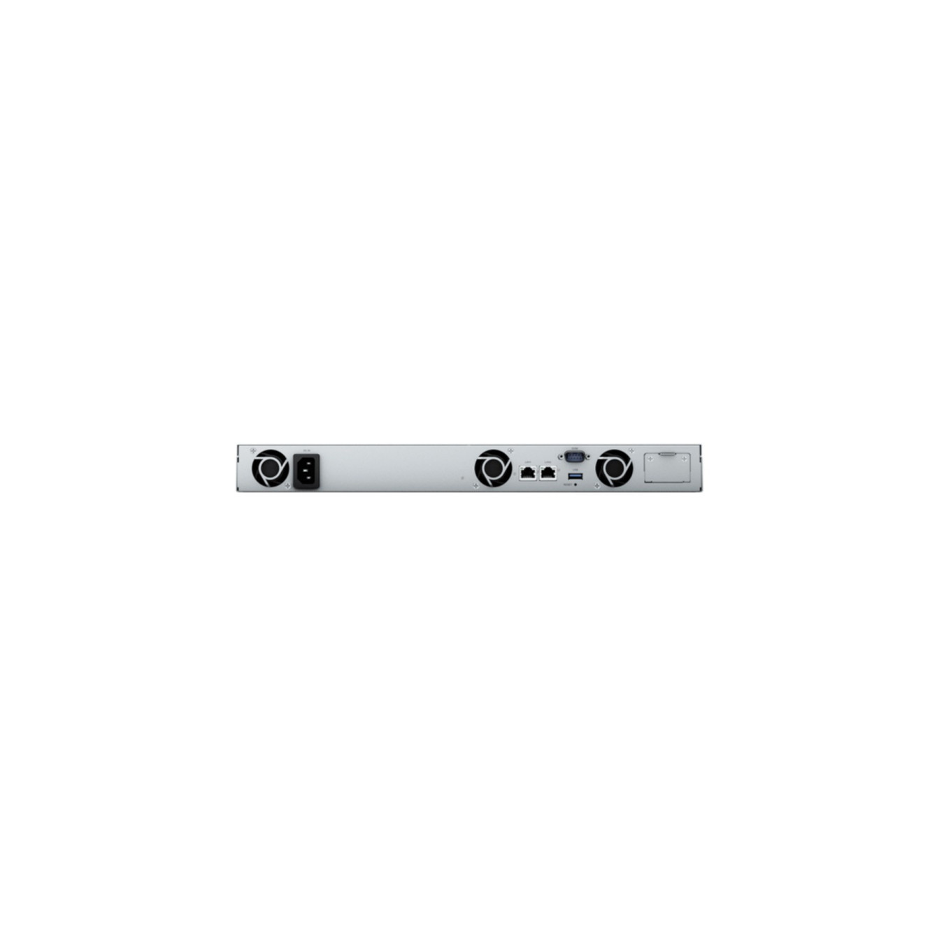 Synology RackStation RS422+ - 4-Bay 1U Rack NAS, AMD R1600 2.6–3.1GHz, 2GB ECC DDR4, Black