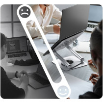 Height-adjustable, rotating notebook stand IB-NH300-R — Buy in Cyprus with Fast Delivery