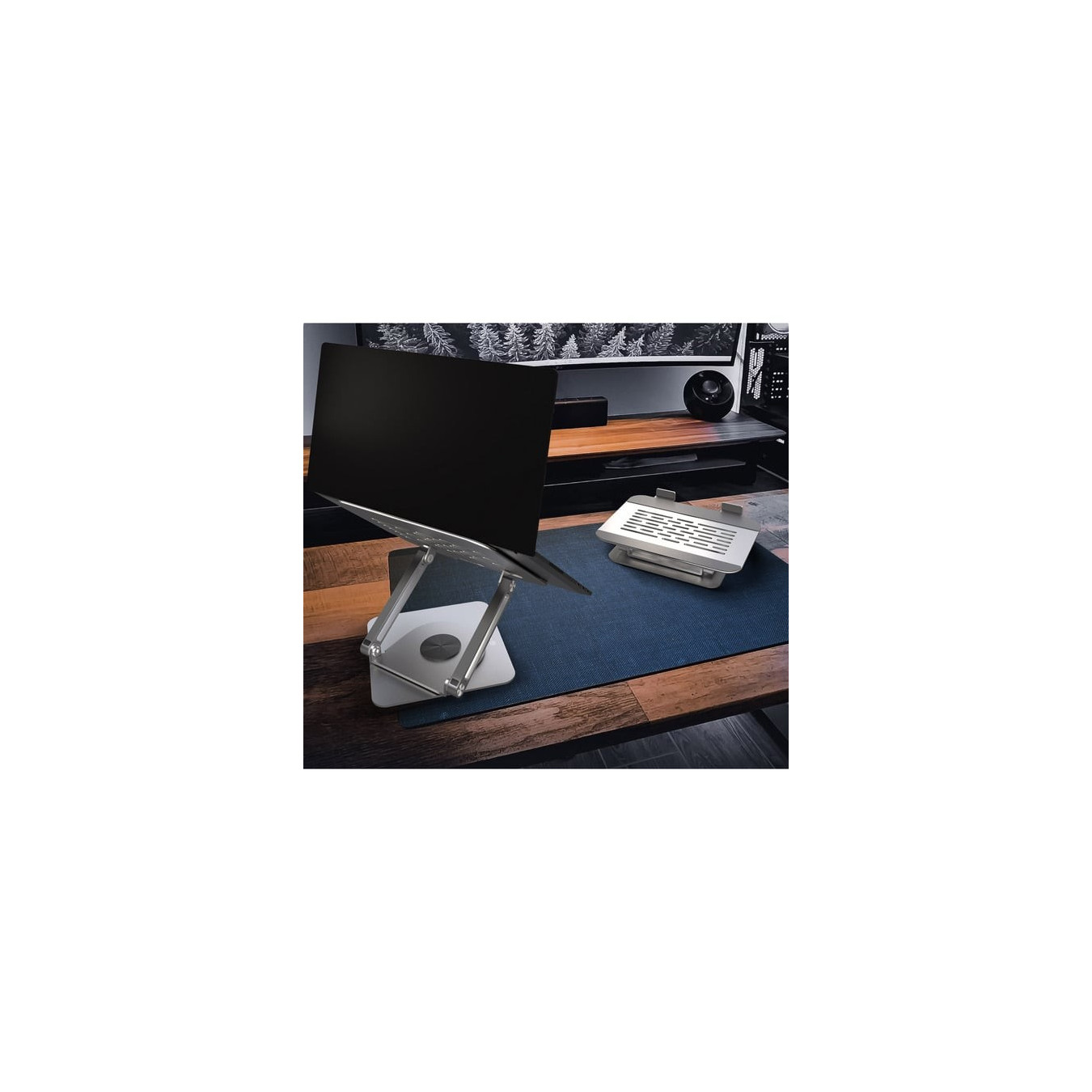 Height-adjustable, rotating notebook stand IB-NH300-R — Buy in Cyprus with Fast Delivery
