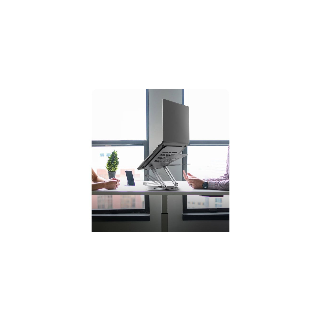 Height-adjustable, rotating notebook stand IB-NH300-R — Buy in Cyprus with Fast Delivery