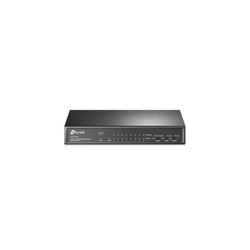 Buy TP-Link TL-SF1009P - 9-Port Fast Ethernet Unmanaged Switch, 8x PoE+ Ports, 6... in Cyprus, Nicosia, Limassol, Larnaka, Pafos