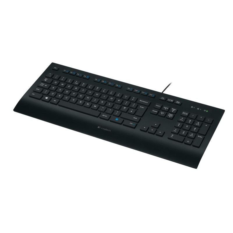 Logitech K280e Wired USB Keyboard - 920-008669 - Full-Size QWERTZ German, Black (Boxed) — Buy in Cyprus with Fast Delivery