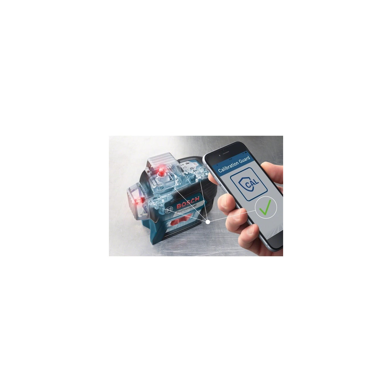 Line laser GLL 3-80 C Professional, cross line laser — Buy in Cyprus with Fast Delivery