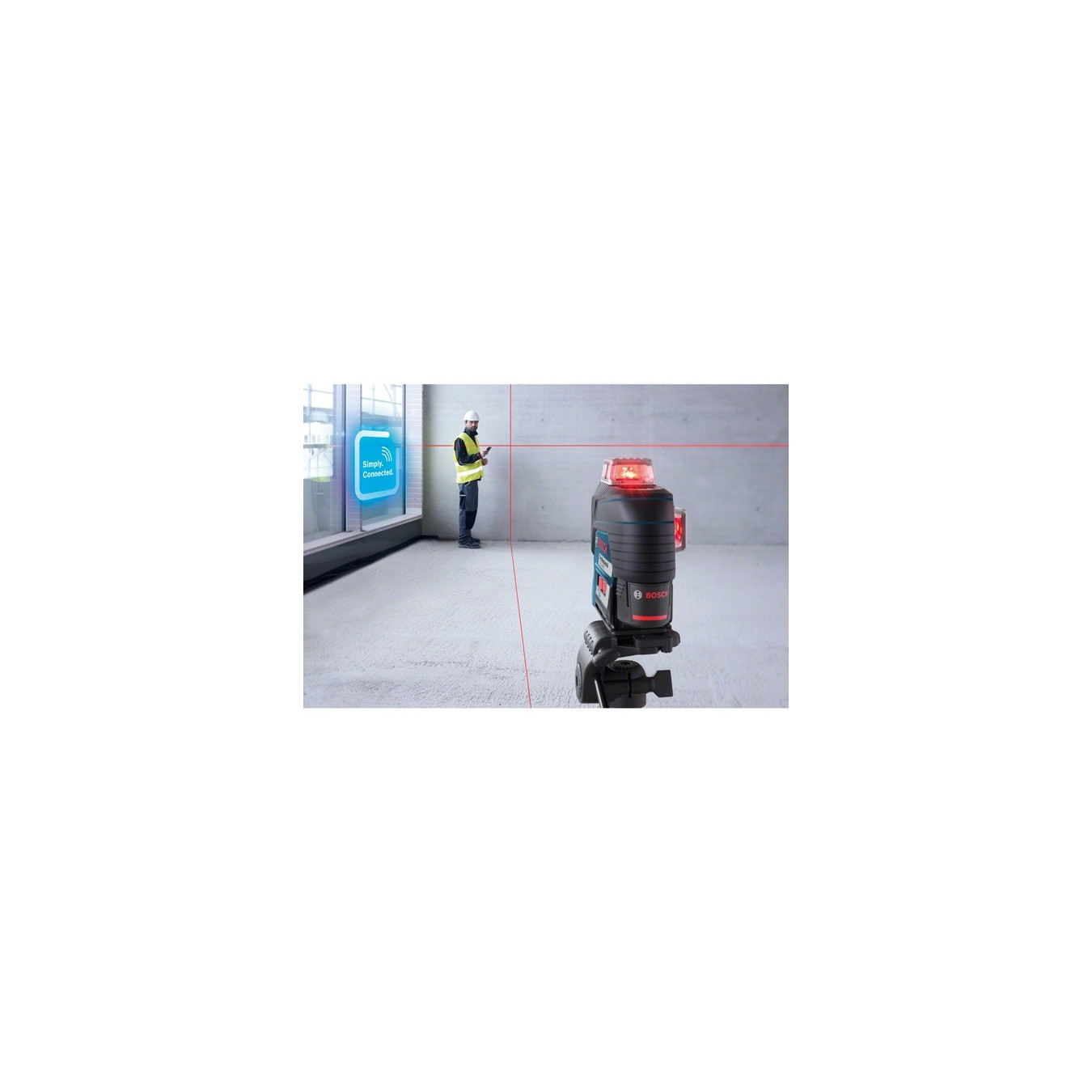 Line laser GLL 3-80 C Professional, cross line laser — Buy in Cyprus with Fast Delivery
