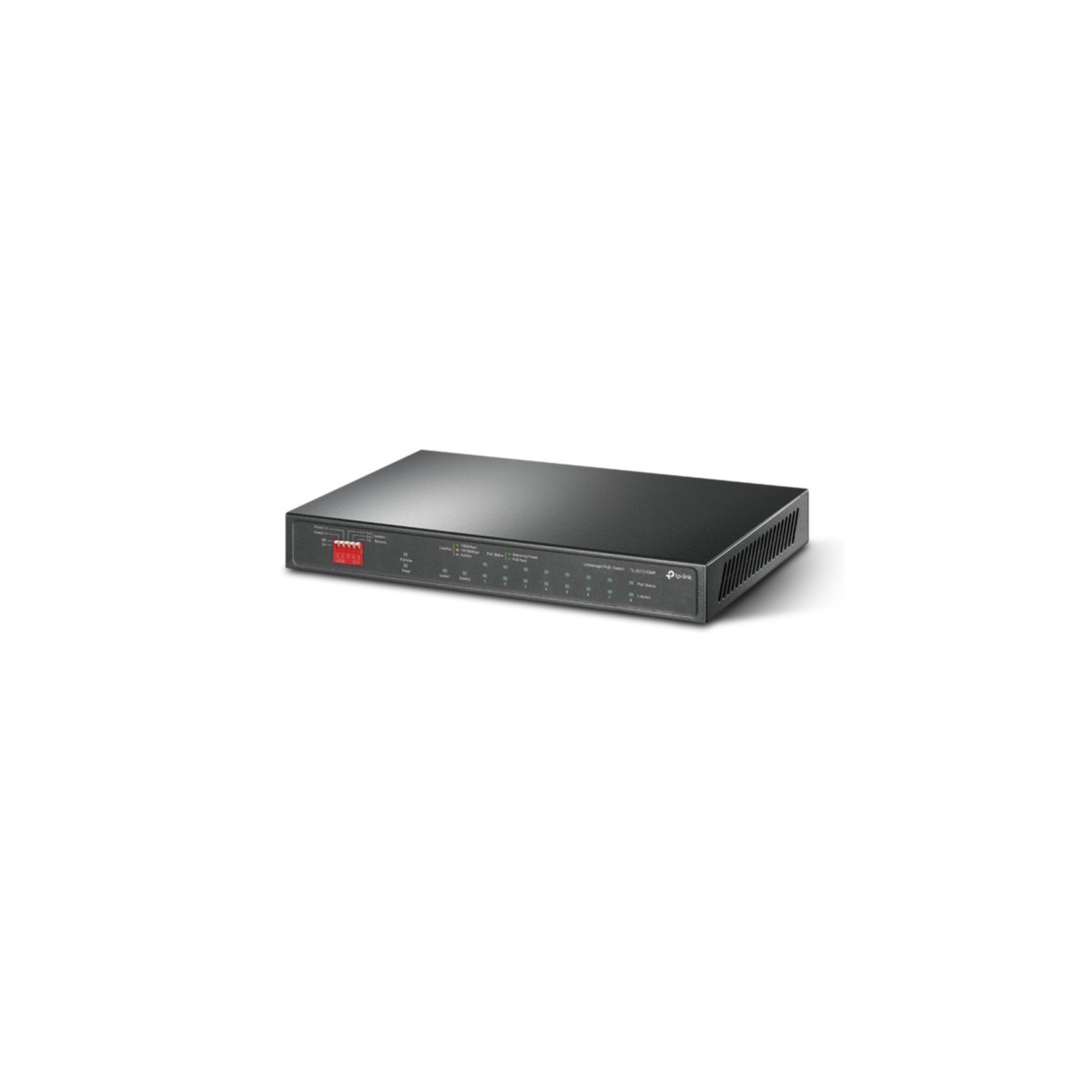 TP-Link 8-Port Gigabit PoE+ Switch - TL-SG1210MP - 8x PoE+ (30W), 1x SFP, Black, Unmanaged — Buy in Cyprus with Fast Delivery