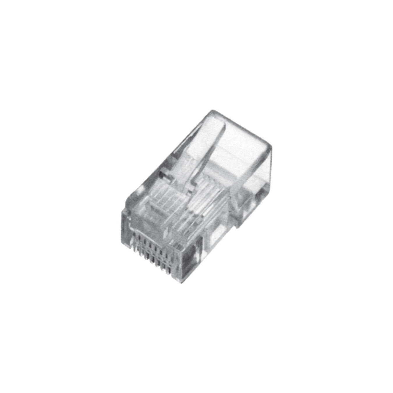 CAT.5e modular plug for round cable, unshielded, 100 pieces — Buy in Cyprus with Fast Delivery