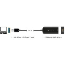 USB Type-A adapter to 2.5 Gigabit, LAN adapter — Buy in Cyprus with Fast Delivery