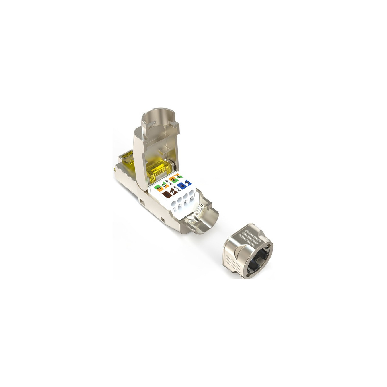 CAT 8.1 field connector, shielded, tool-free — Buy in Cyprus with Fast Delivery