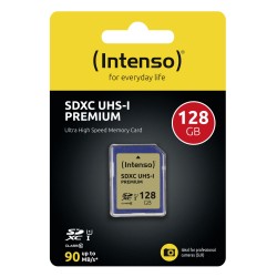 Buy Intenso Premium 128GB SDXC UHS-I Card - Model 3421491 - Blue, Class 10 (U1),... in Cyprus, Nicosia, Limassol, Larnaka, Pafos