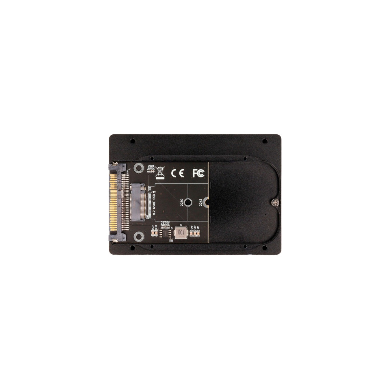 2.5′′ converter U.2 SFF-8639 to M.2 NVMe — Buy in Cyprus with Fast Delivery