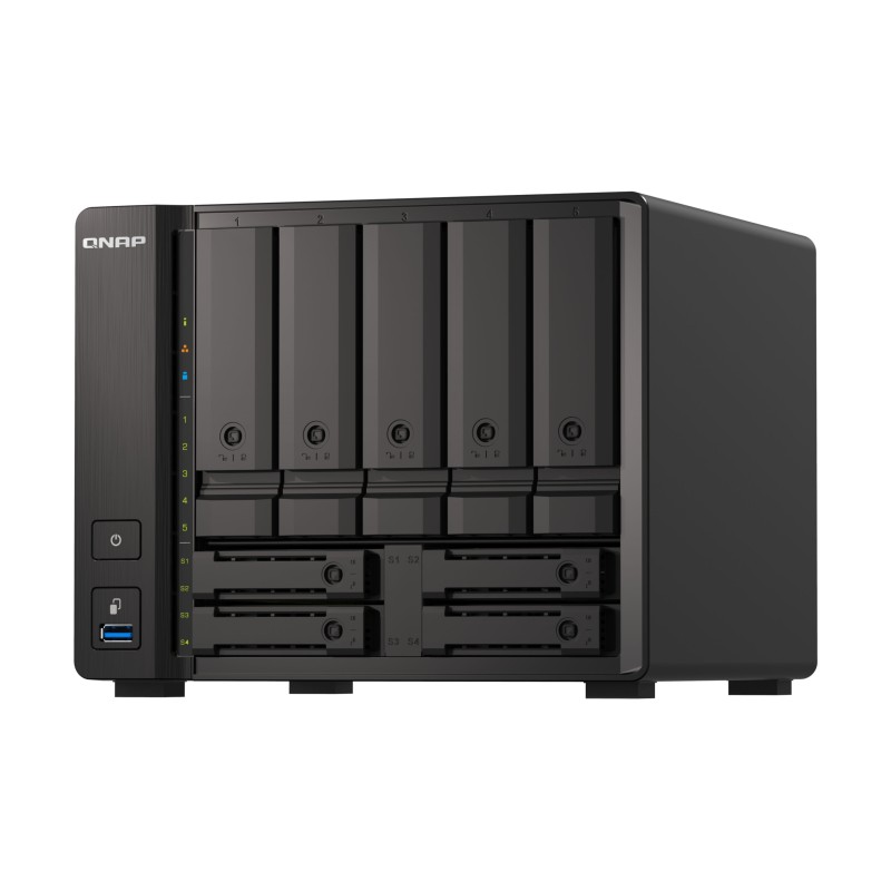 Buy QNAP TS-h973AX - 9-Bay NAS - AMD Ryzen V1500B 2.2GHz, 8GB DDR4 SO-DIMM, SATA... in Cyprus, Nicosia, Limassol, Larnaka, Pafos