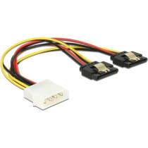 5.25' 4-pin male to 2x SATA 15-pin female, Y-cable — Buy in Cyprus with Fast Delivery