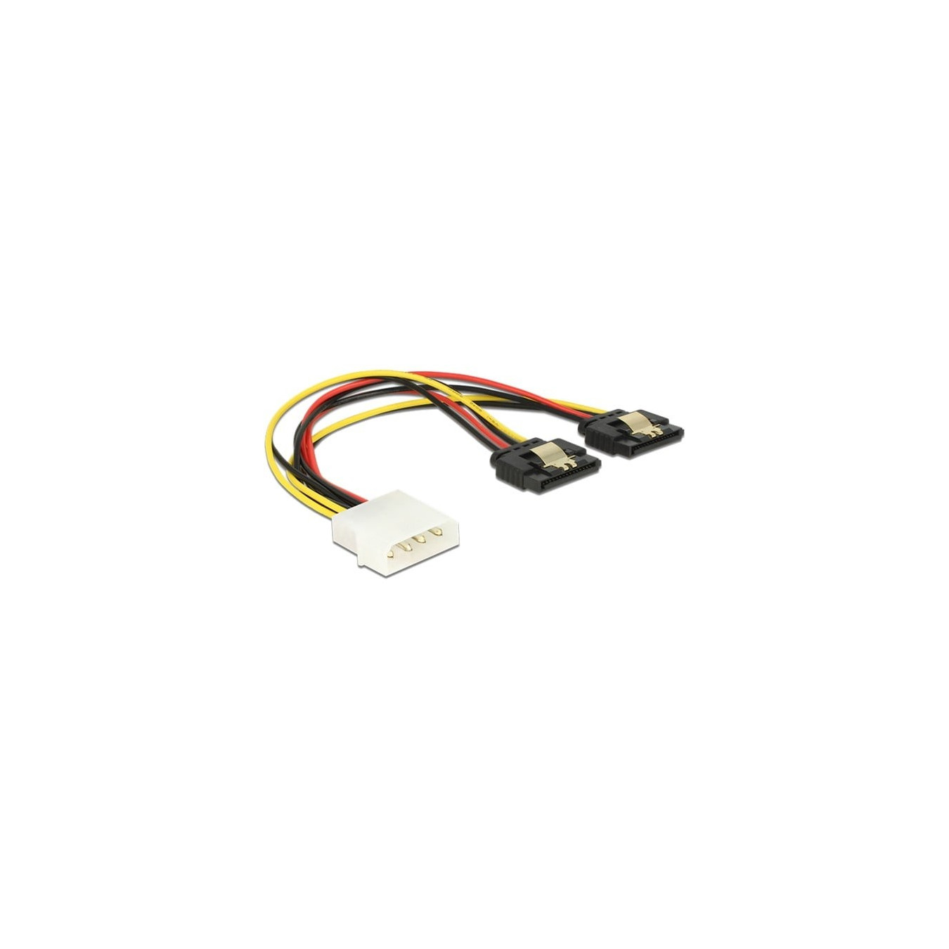 5.25' 4-pin male to 2x SATA 15-pin female, Y-cable — Buy in Cyprus with Fast Delivery