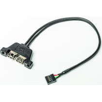 ASRock DeskMini 2x USB 2.0 Internal Cable - Black - Front Panel/Motherboard Connector — Buy in Cyprus with Fast Delivery