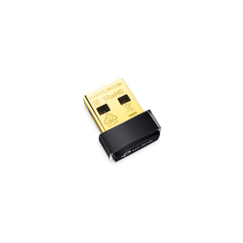 Buy TP-Link Nano USB Wi‑Fi Adapter - TL-WN725N - 150Mbps 2.4GHz, USB 2.0, Black in Cyprus, Nicosia, Limassol, Larnaka, Pafos
