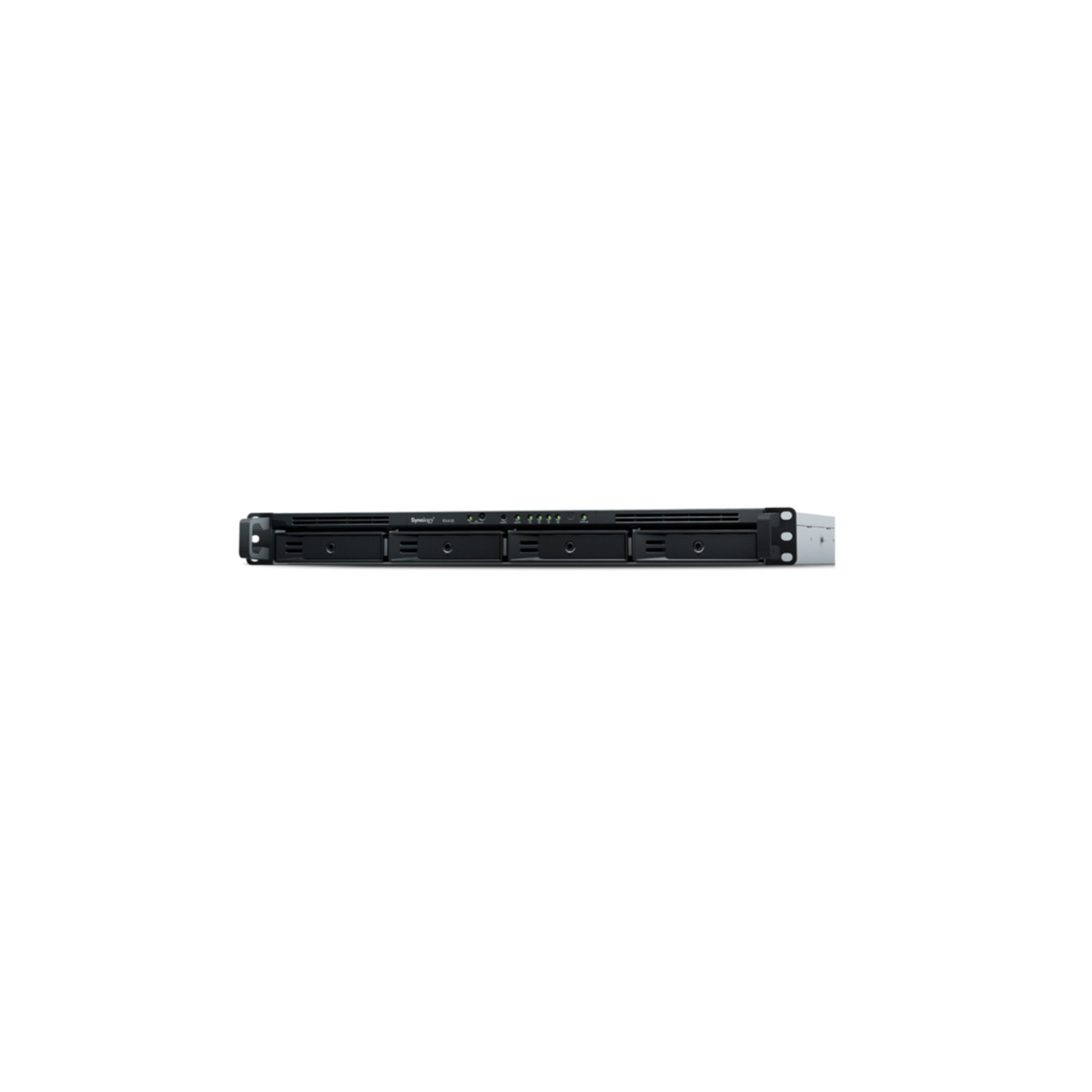 Synology RX418 Rack Expansion - 4-Bay 1U NAS Expansion (Black/Grey) - Hot-Swap, eSATA — Buy in Cyprus with Fast Delivery